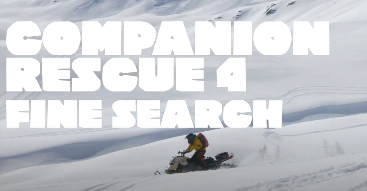 Série Companion Rescue // 4. Fine Search par Avalanche Canada (EN)