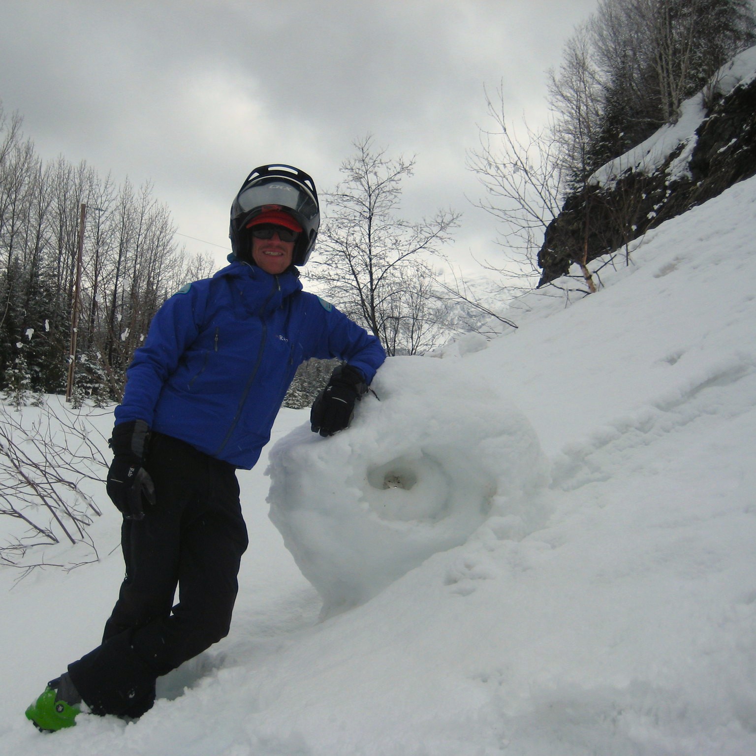 Laurent Janssen, technicien en avalanche de 2013 à 2015