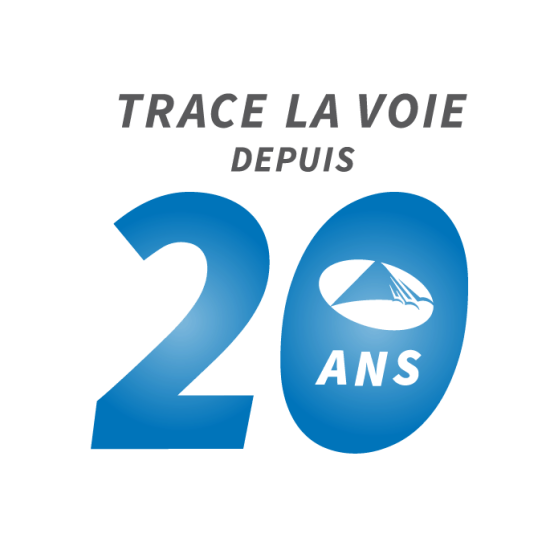 Logo 20 ans AvQc Trace la voie